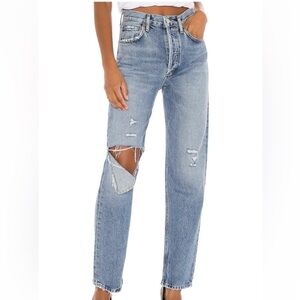 Agolde 90s Pinch Waist Light Blue in Lineup
